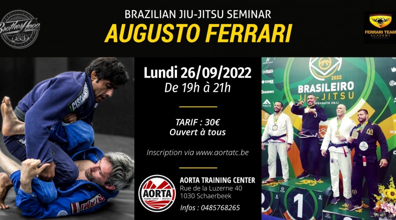 Séminaire de Jiu-Jitsu Brésilien avec Augusto Ferrari